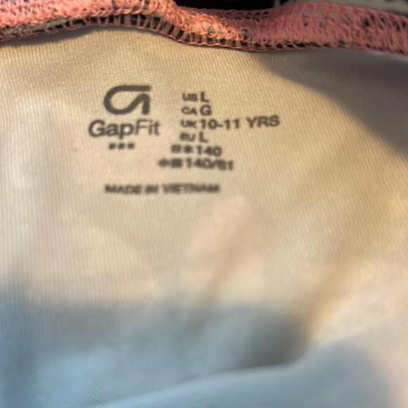 New Gap Fit Girls Large Workout Leggings - Picture 3 of 3